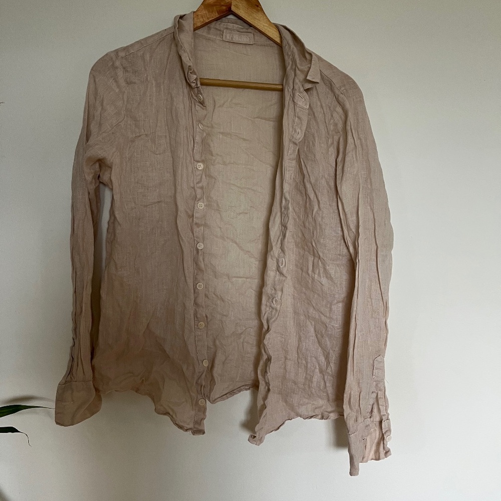 CP Shades linen button up
